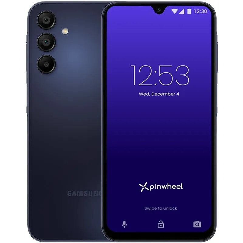 Pinwheel Android smartphone with colorful parent-managed interface
