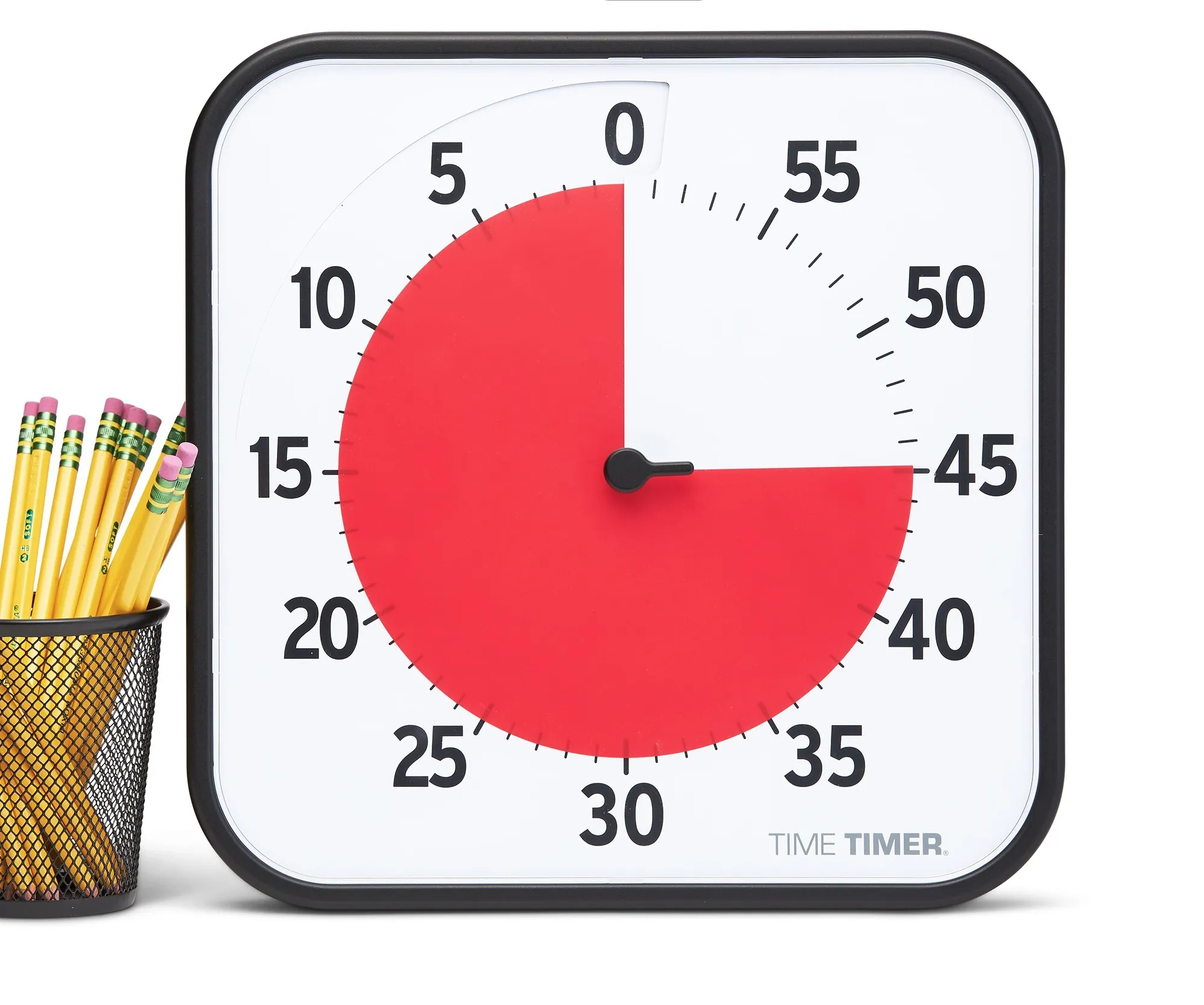 Time Timer Original visual countdown timer with red disappearing disk